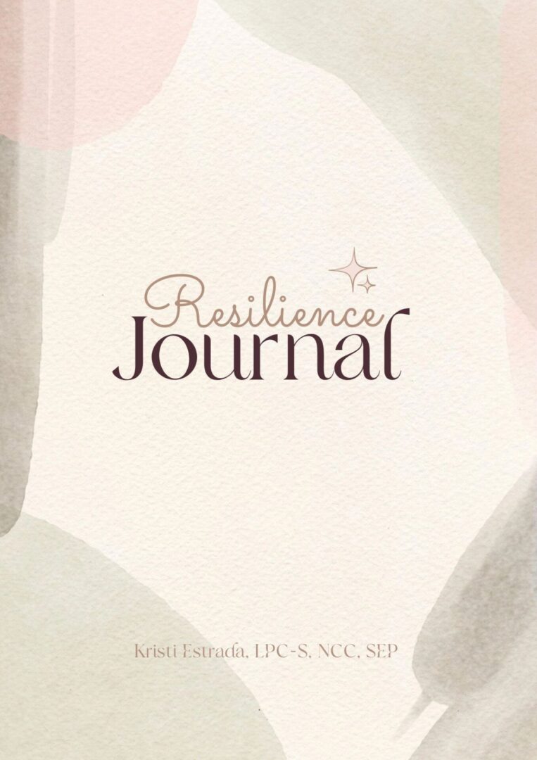 Resilience Journal cover with abstract design.