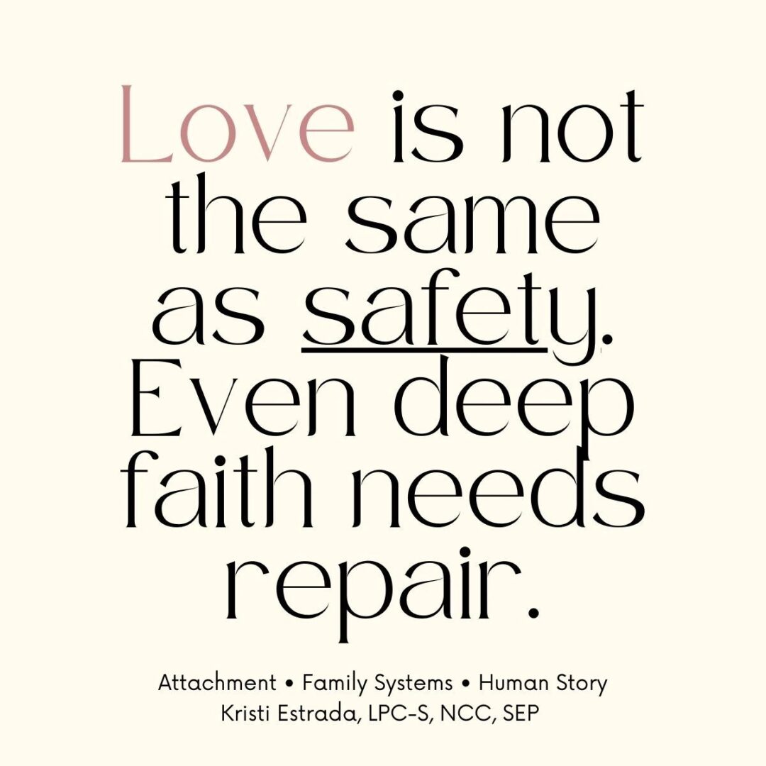 Quote about love and safety repair.